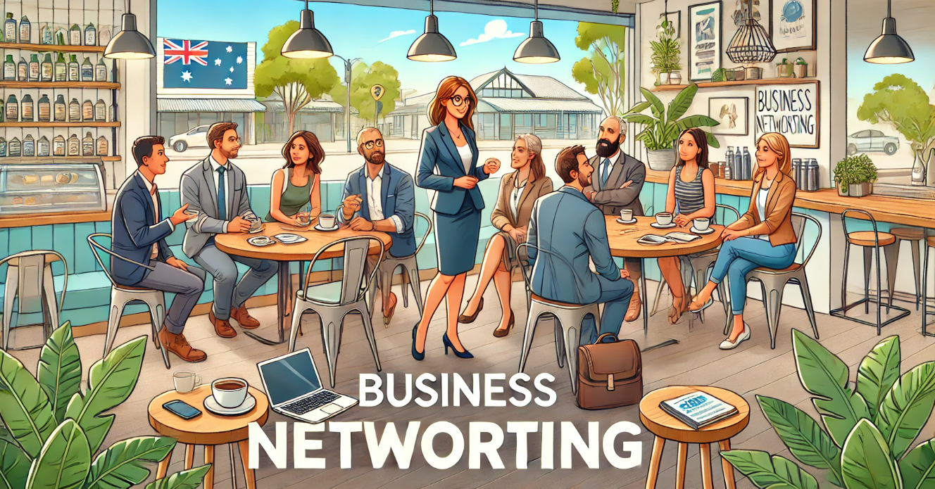 How do I network with other small business owners in Australia