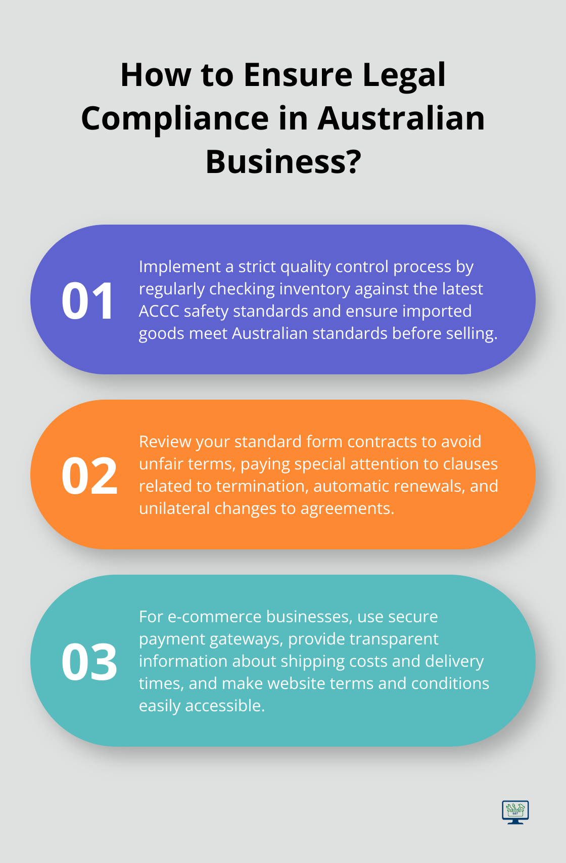 Infographic: How to Ensure Legal Compliance in Australian Business?