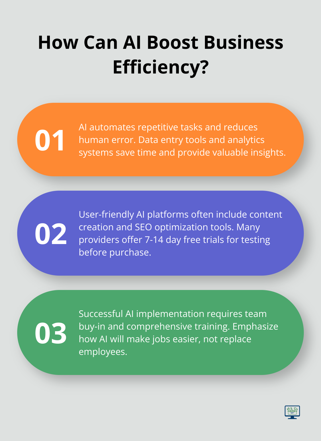 Infographic: How Can AI Boost Business Efficiency? - best ai tools for business