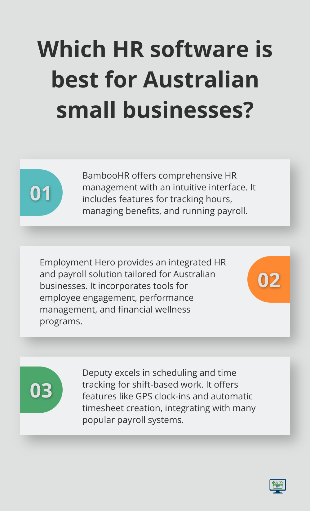 Infographic: Which HR software is best for Australian small businesses?