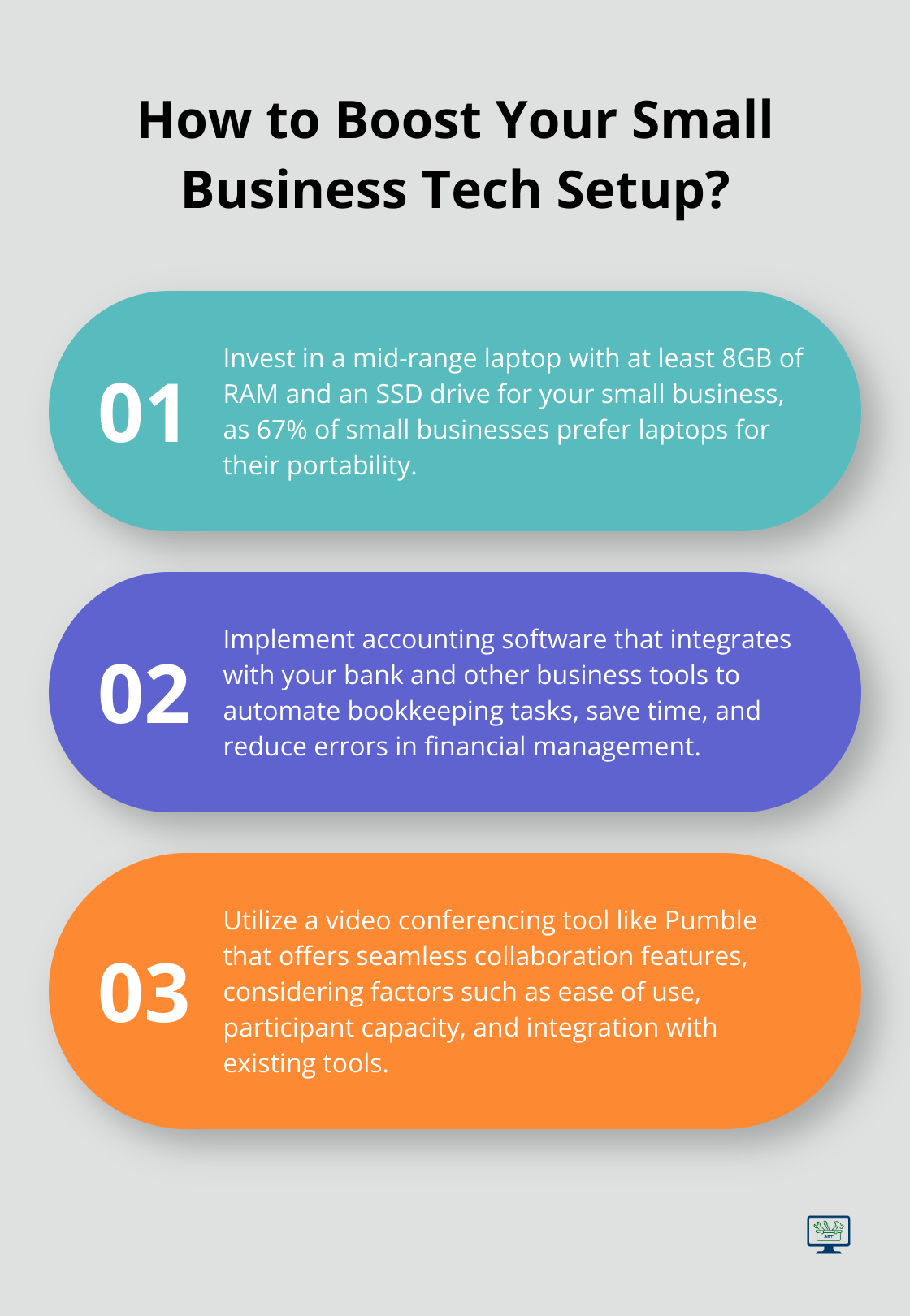 Infographic: How to Boost Your Small Business Tech Setup? - small business technology